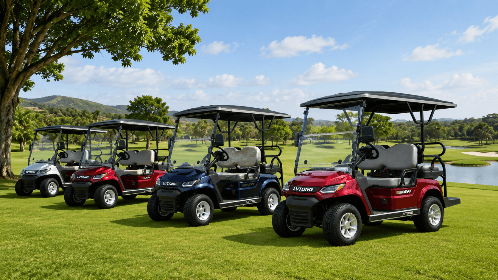 ผลงาน | Lvtong Thailand 1 golf carts in golf court